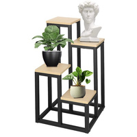Support à fleurs en métal avec 4 niveaux pour arrangement floral