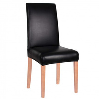 Housse de chaise courte, extensible, universelle, noire