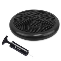 Balancekissen, avec des picots des deux côtés Coussin de siège pour chaise de bureau noir