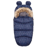 Fußsack, sac de couchage d'hiver pour bébé avec des oreilles amusantes, 45 x 90 cm