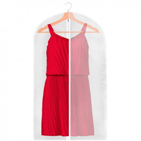 Housse de protection pour vêtements longs 100 x 60 cm semi-transparente 1 pièce