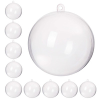 Boules en acrylique transparent, 10 pièces, Ø10 cm, pour remplir