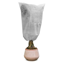 Voile de jardin Housse de protection pour plantes avec cordon de serrage pour plantes 100 x 160 cm