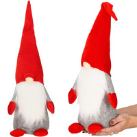 Weihnachtszwerg Wichtel Figur stehend 50 cm, rote Zipfelmütze