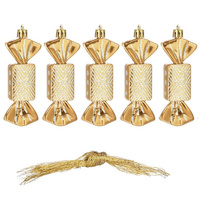 Weihnachtsbaumkugeln Ornamente Bonbons 5 Stück