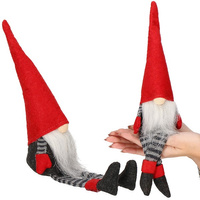 Lutin de Noël à longues jambes Noël Saint-Valentin 11x38 cm