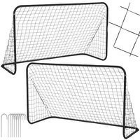 Buts de football avec filet de football 183 x 122 cm 2 pièces