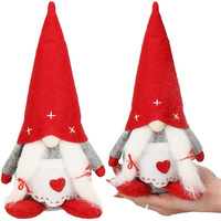 Weihnachtswichtel Lady mit Schürze Weihnachten Valentinstag 13x27 cm