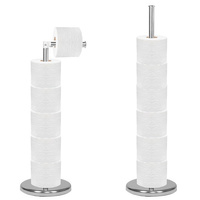 Porte-rouleau de papier toilette avec support intégré 68,5 x 19 cm