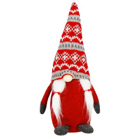 Weihnachtszwerg Dekofigur Lady 33 cm