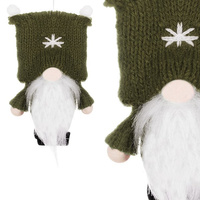 Nain scandinave, 8 cm, vert, Noël