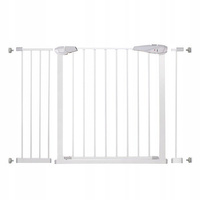 Barrière de sécurité pour escalier avec 2 extensions, barrière de protection pour enfants, convient de 111 à 120 cm, système de serrage