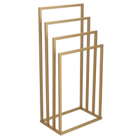 Porte-serviettes autoportant en métal de 96 cm de hauteur avec 4 barres