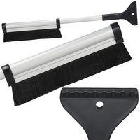 Raclette à neige avec balai 2 en 1 grattoir à glace extensible 41,5 - 61 cm
