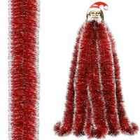 Guirlande de sapin de Noël Guirlande décorative Lametta 6 m