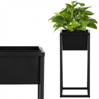 Pilier de plante avec cache-pot Support à fleurs Design Loft, 40 cm