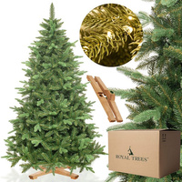 Royal Trees sapin de Noël artificiel de qualité premium 150 cm Épicéa de Sibérie avec support d'arbre