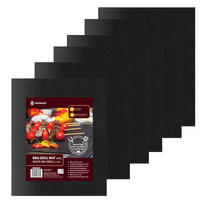 Grillmats Tapis de barbecue 40 x 33 cm 6 pièces