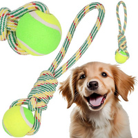Wurfball avec corde pour rapporter 35 cm de long