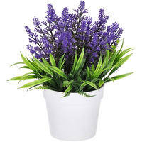 Bruyère artificielle en pot XXL Fleurs artificielles 10 x 10 x 21 cm