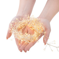 Guirlande lumineuse LED avec 300 diodes blanc chaud pour intérieur et extérieur 3 m
