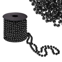 Ruban de perles 10 m Guirlande de perles noire