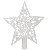Weihnachtbaumspitze Stern Ornament 20,5 x 22 cm Christbaumschmuck