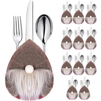 Bestecktasche, 10 Stk., Weichnachtszwerge, 10,5 x 14, cm
Translated to French:
Pochette de couverts, 10 pièces, lutins de Noël, 10,5 x 14 cm