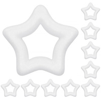 Boule en polystyrène 10cm étoile en polystyrène kit de 10 pièces - copie