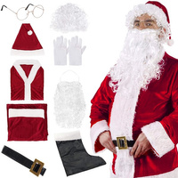 Costume de Père Noël en velours taille universelle