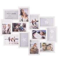 Cadre photo 12 photos Collage Galerie de photos Format portrait-paysage blanc