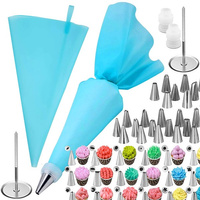 Accessoires de pâtisserie pour gâteaux 38 pièces en acier inoxydable Douilles de décoration