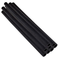 Ensemble de rouleaux en mousse 8 pièces en noir, 80 cm de long, SPRINGOS