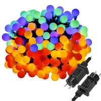 Guirlande lumineuse LED Globe avec 200 LEDs 17,5 m 8 modes lumière colorée