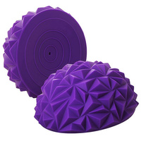 Demi-sphères avec picots pour la rééducation des pieds, violet