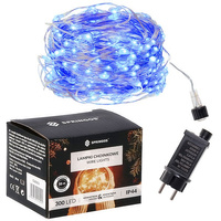 Guirlande lumineuse 300 LEDs, 33 m, Bleu