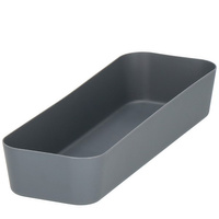 Boîte, grise, insert de tiroir