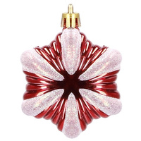 Boules de Noël 153 pièces, boules en plastique rouge