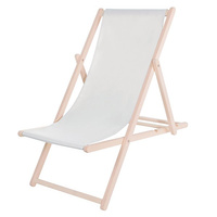 Chaise longue pliante réglable, chaise longue de jardin en bois gris clair