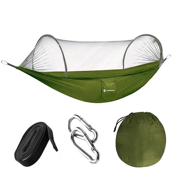 Hamac avec moustiquaire Hamac de voyage et de camping 140 x 260 cm