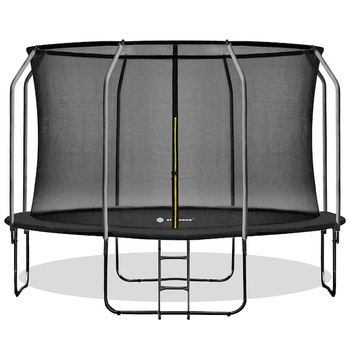 Trampoline de jardin avec filet intérieur complet 365 cm 8 poteaux