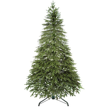 Sapin de Noël Épicéa 180 cm PE Arbre Artificiel comme Réel avec Support