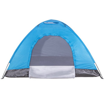 Tente de camping avec moustiquaire en bleu Tente pour 2 personnes 1 chambre