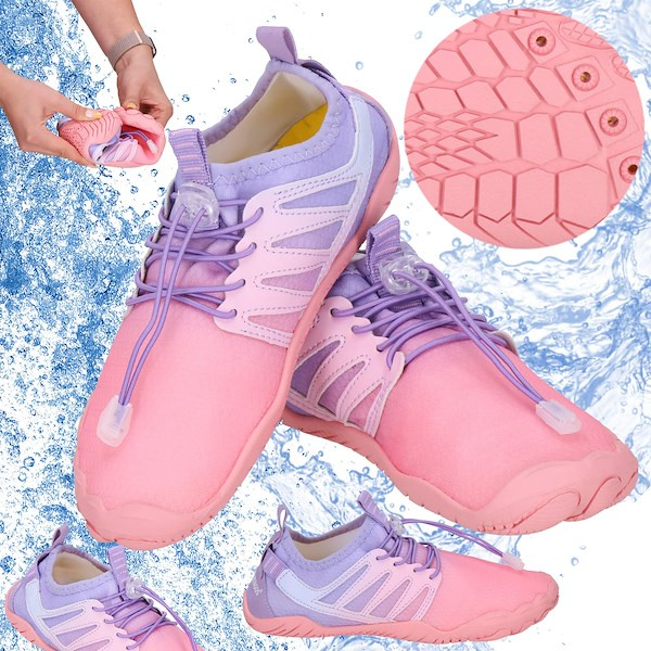 Chaussures d'eau d'été pour femmes Aquashoes Taille 36 EU rose