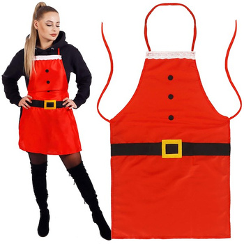 Tablier de cuisine costume de Saint-Nicolas 50 x 75 cm