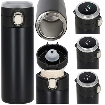 Thermos with temperature display 0.5 L Coffee to go