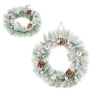 Couronne de Noël 24 cm Décoration de porte