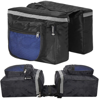 Sac de vélo pour porte-bagages latéral Double sac de porte-bagages 15 litres