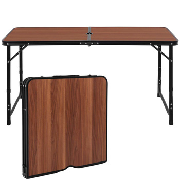 Table de camping pliante Plateau 60 x 120 cm