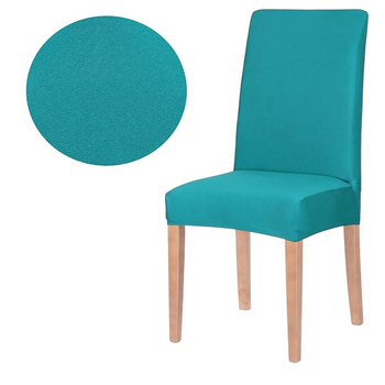 Housse de chaise en turquoise Housse de chaise élastique universelle